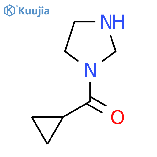 1-Cyclopropanecarbonylimidazolidine structure