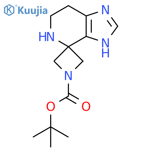 tert-butyl 1',5',6',7'-tetrahydrospiroazetidine-3,4'-imidazo4,5-cpyridine-1-carboxylate structure
