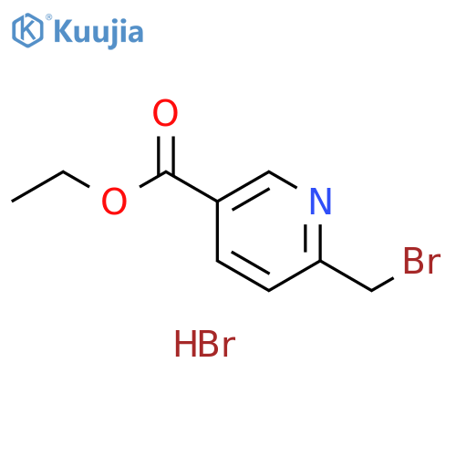 ethyl 6-(bromomethyl)pyridine-3-carboxylate hydrobromide structure
