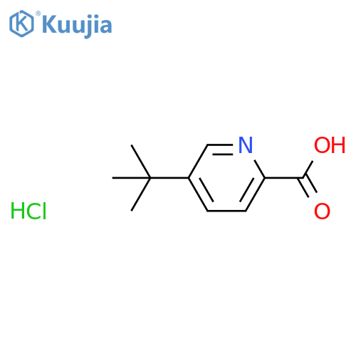 5-Tert-butylpyridine-2-carboxylic acid hydrochloride structure