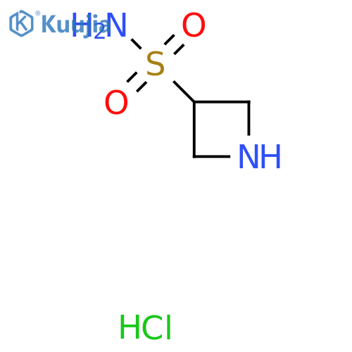 azetidine-3-sulfonamide;hydrochloride structure