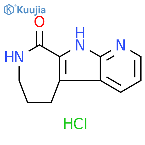 6,8,11-triazatricyclo7.5.0.0,2,7tetradeca-1(9),2,4,6-tetraen-10-one hydrochloride structure