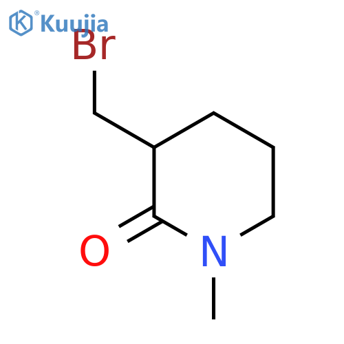 3-(Bromomethyl)-1-methylpiperidin-2-one structure