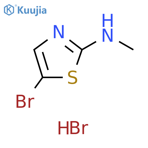 5-bromo-N-methyl-1,3-thiazol-2-amine hydrobromide structure