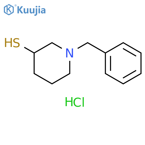 1-benzylpiperidine-3-thiol hydrochloride structure