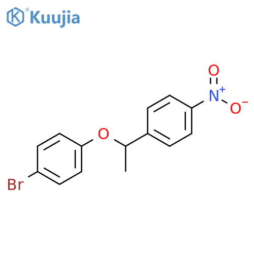 1-bromo-4-1-(4-nitrophenyl)ethoxybenzene structure