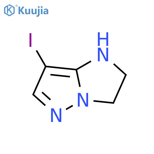 7-Iodo-1H,2H,3H-pyrazolo1,5-aimidazole structure