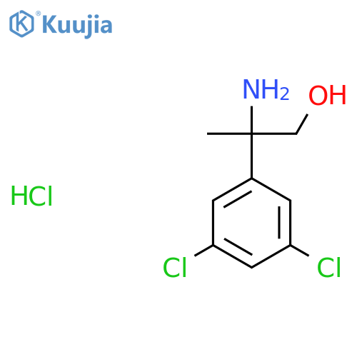 2-Amino-2-(3,5-dichlorophenyl)propan-1-ol hydrochloride structure