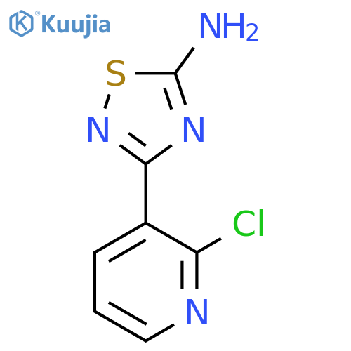 3-(2-Chloropyridin-3-yl)-1,2,4-thiadiazol-5-amine structure