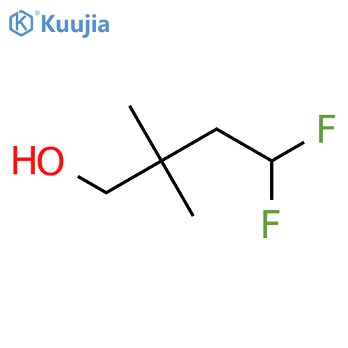 4,4-Difluoro-2,2-dimethylbutan-1-ol structure