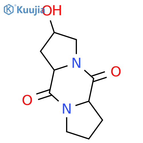 Cyclo(4-hydroxyprolylprolyl); (2S,5aS,10aR)-form structure