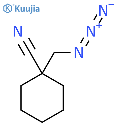 1-(Azidomethyl)cyclohexane-1-carbonitrile structure