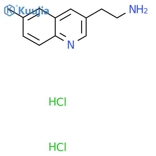 2-(6-Methylquinolin-3-yl)ethan-1-amine dihydrochloride structure