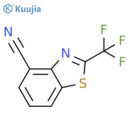 2-(trifluoromethyl)-1,3-benzothiazole-4-carbonitrile structure