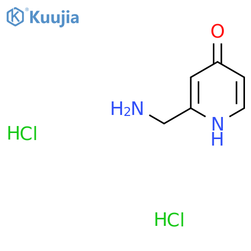2-(aminomethyl)-1,4-dihydropyridin-4-one dihydrochloride structure
