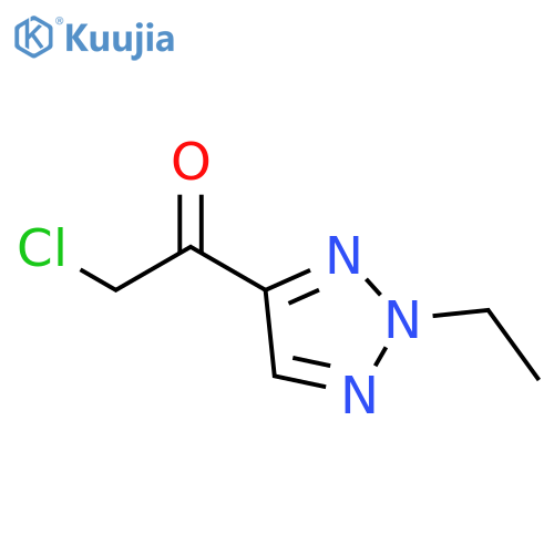 2-chloro-1-(2-ethyl-2H-1,2,3-triazol-4-yl)ethan-1-one structure