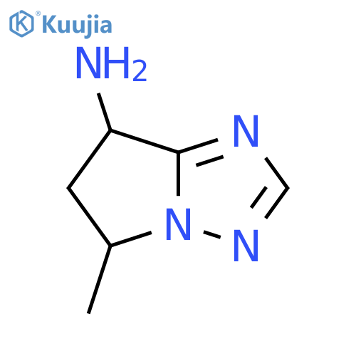 5-methyl-5H,6H,7H-pyrrolo1,2-b1,2,4triazol-7-amine structure