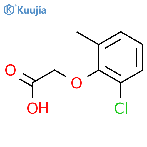 2-(2-Chloro-6-methylphenoxy)acetic acid structure