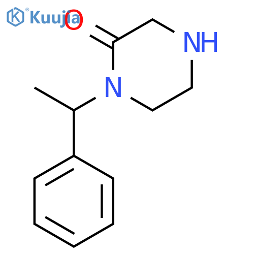 1-(1-phenylethyl)-2-Piperazinone structure