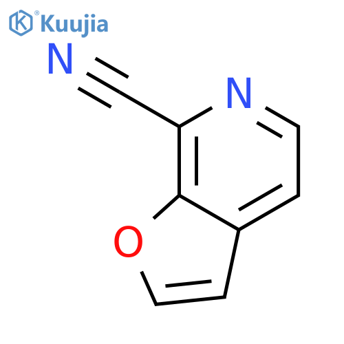 Furo[2,3-c]pyridine-7-carbonitrile structure