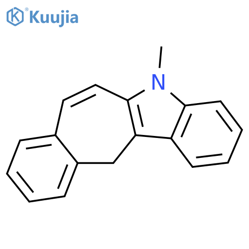 Benzo[4,5]cyclohept[1,2-b]indole, 5,12-dihydro-5-methyl- structure
