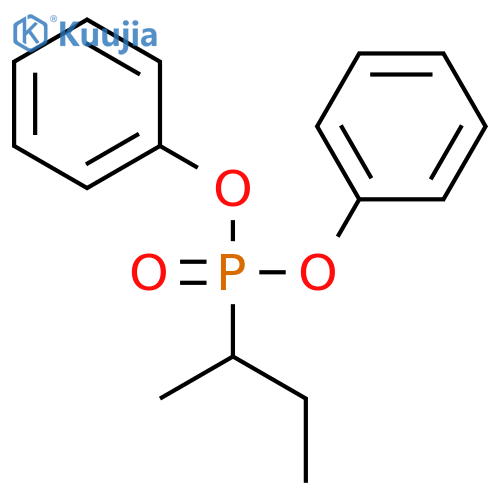 Phosphonic acid, (1-methylpropyl)-, diphenyl ester structure