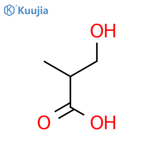 (2R)-3-hydroxy-2-methylpropanoic acid structure