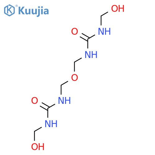 N,N'-[Oxybis(methylene)]bis[N'-(hydroxymethyl)urea] structure