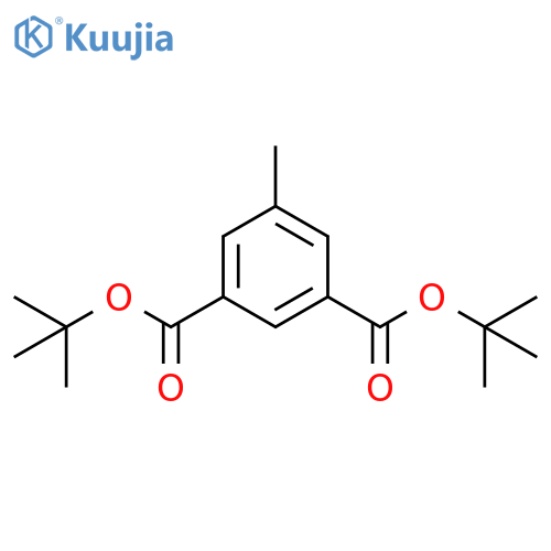 Di-tert-butyl 5-methylisophthalate structure