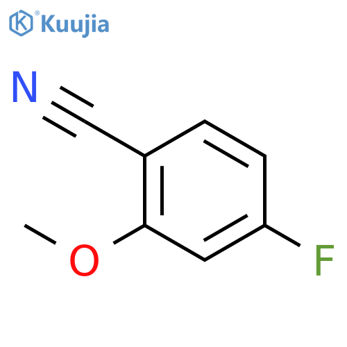 4-Fluoro-2-methoxybenzonitrile structure