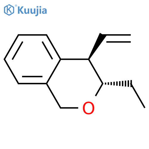 1H-2-Benzopyran, 4-ethenyl-3-ethyl-3,4-dihydro-, trans- structure