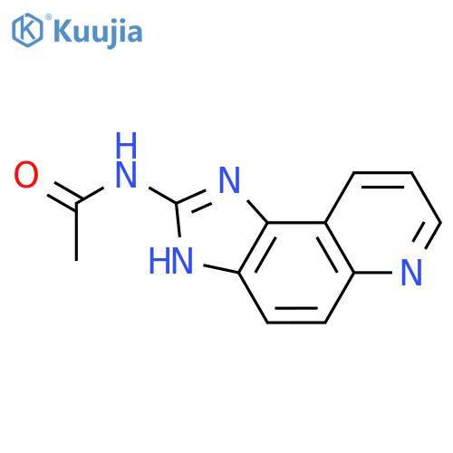 Acetamide, N-1H-imidazo[4,5-f]quinolin-2-yl- structure