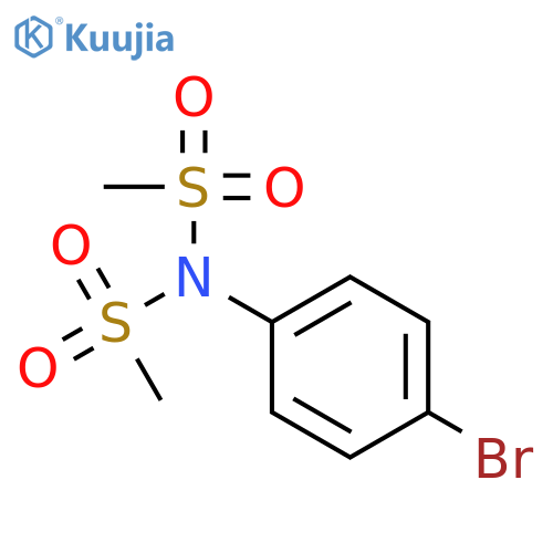 Methanesulfonamide, N-(4-bromophenyl)-N-(methylsulfonyl)- structure