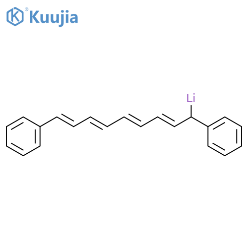 Lithium, (1,9-diphenyl-2,4,6,8-nonatetraenyl)- structure