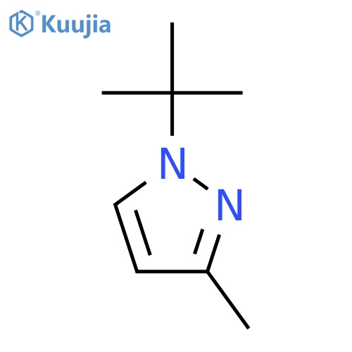 1-tert-Butyl-3-methyl-1H-pyrazole structure