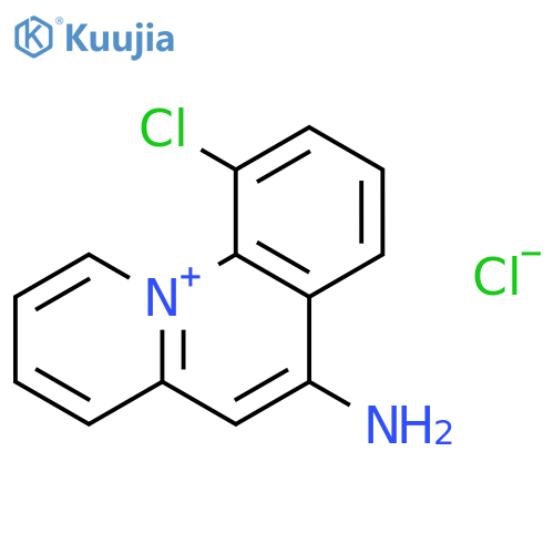 Benzo[c]quinolizinium, 6-amino-10-chloro-, chloride structure