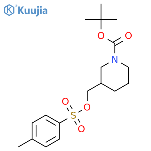 Tert-Butyl 3-((P-Tolylsulfonyloxy)Methyl)Piperidine-1-Carboxylate structure