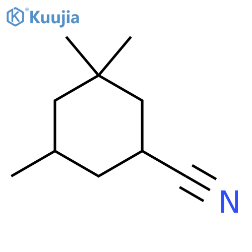 3,3,5-trimethylcyclohexane-1-carbonitrile structure