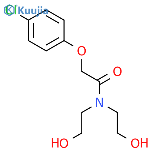 Acetamide, 2-(4-chlorophenoxy)-N,N-bis(2-hydroxyethyl)- structure