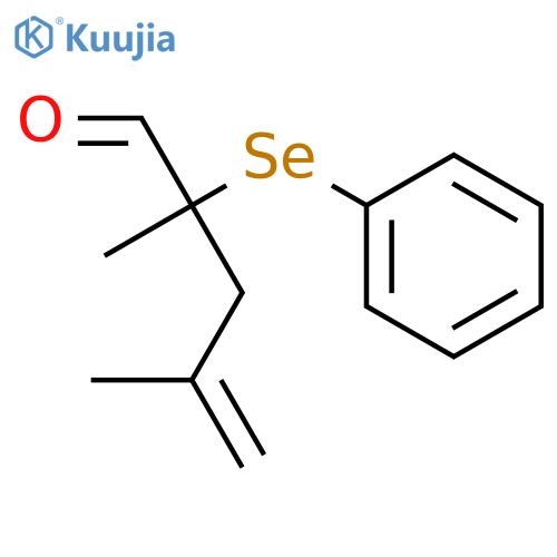 4-Pentenal, 2,4-dimethyl-2-(phenylseleno)- structure
