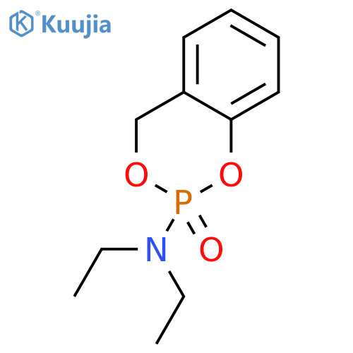 4H-1,3,2-Benzodioxaphosphorin-2-amine,N,N-diethyl-, 2-oxide structure