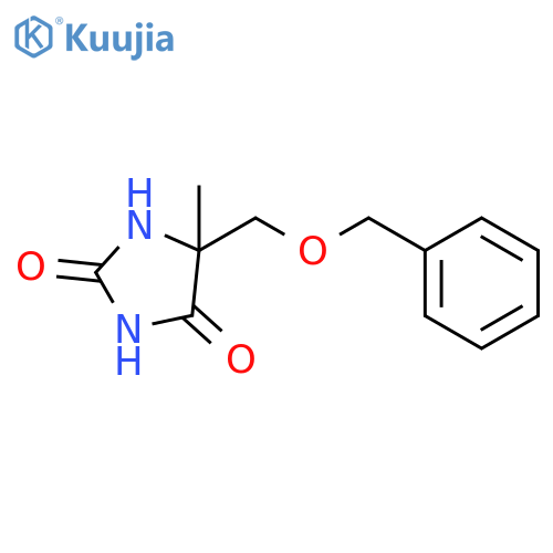 2,4-Imidazolidinedione, 5-methyl-5-[(phenylmethoxy)methyl]- structure