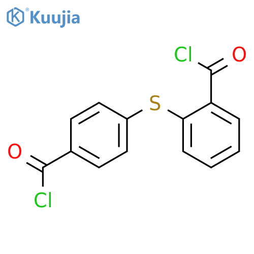 Benzoyl chloride, 2-[[4-(chlorocarbonyl)phenyl]thio]- structure