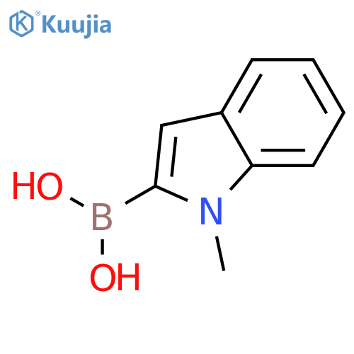 (1-Methyl-1H-indol-2-yl)boronic acid structure
