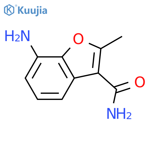 3-Benzofurancarboxamide, 7-amino-2-methyl- structure