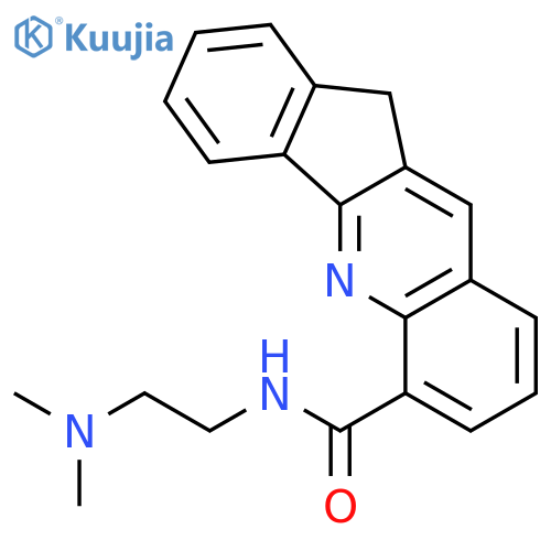 11H-Indeno[1,2-b]quinoline-6-carboxamide, N-[2-(dimethylamino)ethyl]- structure