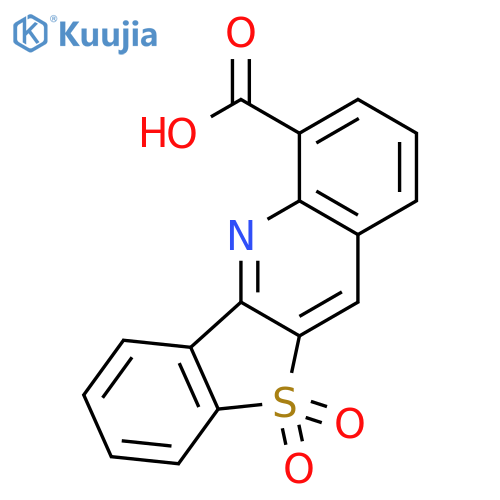 [1]BENZOTHIENO[3,2-B]QUINOLINE-4-CARBOXYLIC ACID, 10,10-DIOXIDE structure