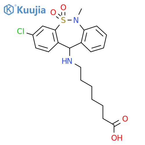 Tianeptine structure