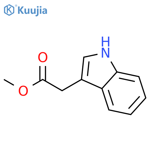 Methyl 2-(1H-indol-3-yl)acetate structure