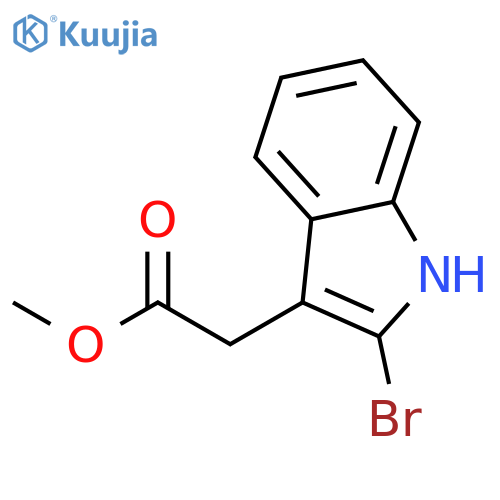 Methyl 2-(2-bromo-1H-indol-3-yl)acetate structure
